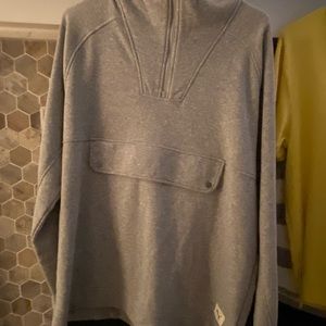 Men’s puma cloud spun quarter zip size large color gray